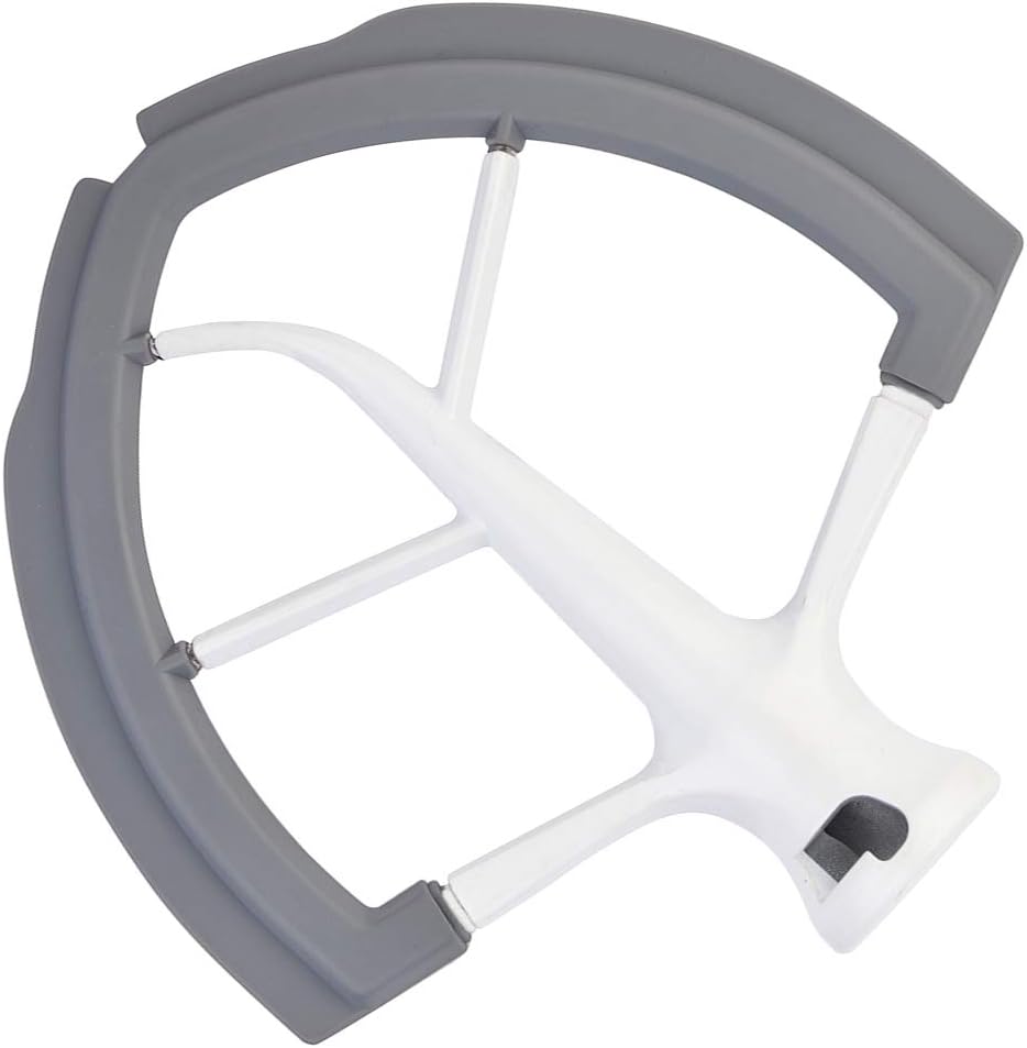 Flex Edge Beater for KitchenAid Bowl-Lift Stand Mixer - 6 Quart Flat Beater Paddle with Flexible Silicone Edges