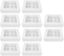10Pcs Paper Cupcake Box with Window Design Cake Packaging for Egg Tarts Cookies and Desserts Versatile Bakery Boxes for Safe and Stylish Presentation