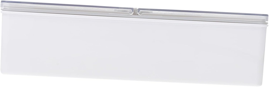 1pc Transparent Stackable Kitchen Fresh-keeping Box for Fridge Multi-purpose Storage Container for Eggs Dumplings and Bread Design for Observation