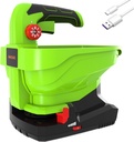 GARCARE 7.2V Cordless Seed Spreader - Capacity 3.3L, 2.0Ah Built-in Battery, Charging Cable Included, Handheld Fertilizer, 2.5h Standby Time, for Fertilizer, Seeds