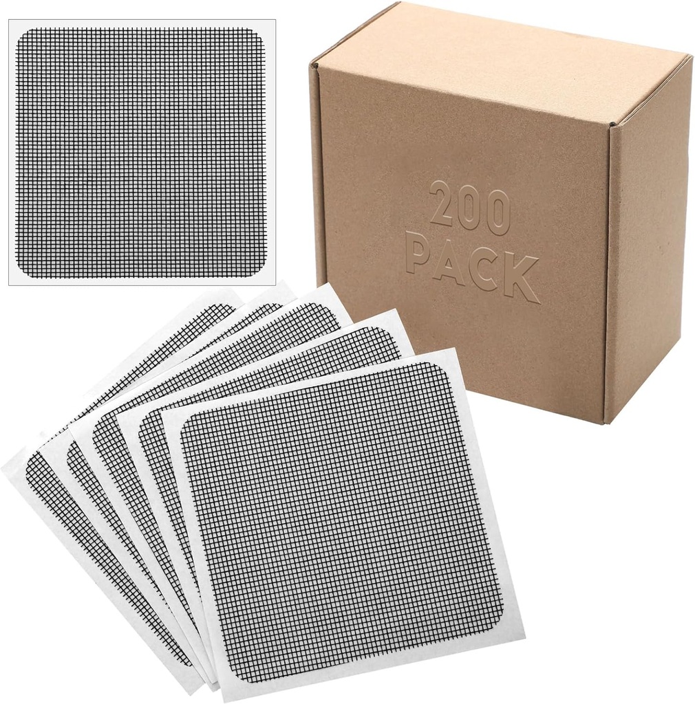 200 Pieces 4 x 4 Carpet Tile Adhesive Connectors Carpet Square Adhesives for Floor