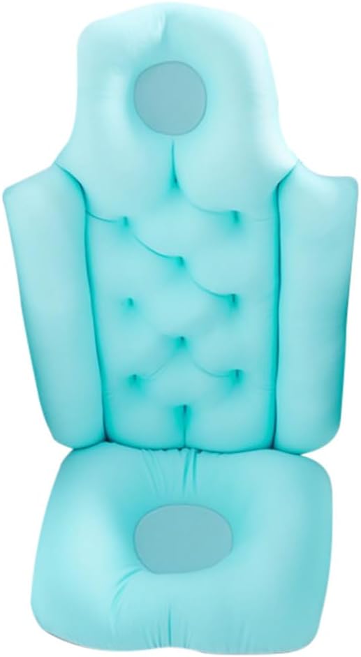 Toyvian Full Body Bath Pillow, Portable Thick Cushion Shower Basin Travel Tub Seat Bath Pillows for Tub Neck and Back Support for Elderly and Pregnant, 32x15.7'' Bath Body Pillows for Tub