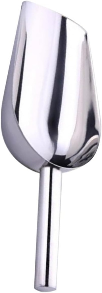 Ice Scoop Stainless Ice Scooper for Freezer Dog Food Scoop for Containers Small Holder