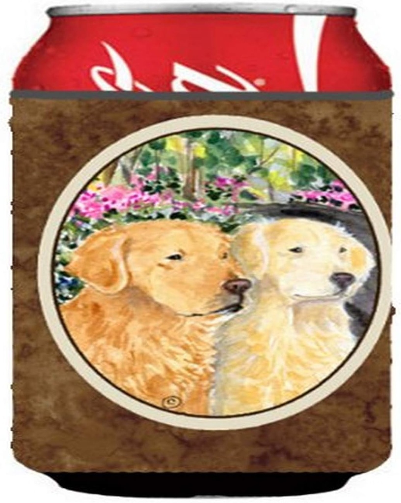 Golden Retriever Can or Bottle Beverage Insulator Hugger