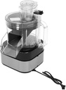 5-in-1 Commercial Food Processor 600W Electric Vegetable Chopper and Meat Grinder with 4 Discs and 5 Grid Blades, Veggie Food Cutter Shredder Slicer Dicer