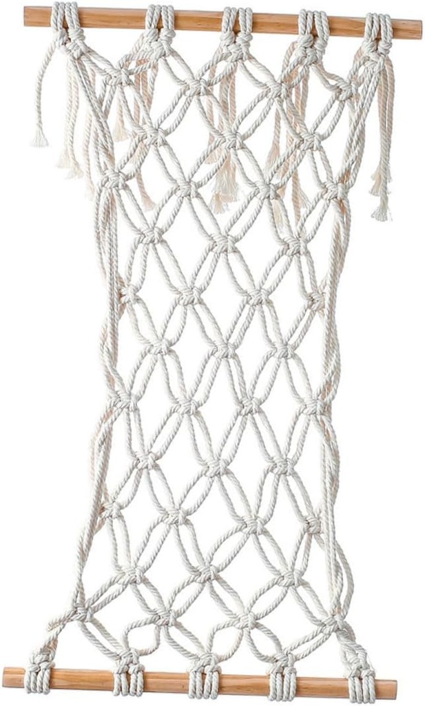 Cotton Rope Fruit Basket Storage Basket Decorative Hanging for Kitchen Bedroom Bathroom