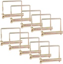 10 Pack 1/4 Inch Trailer Hitch Pin Tractor Tow Hitch Hardware Pin Quick Release ,PTO Locking Pin, Utility Drawbar Clip Heavy Duty Hitch Lock Pin for Towing Coupler