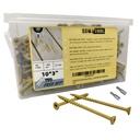 Deck Screws 3 Inch, Wood Screws #10 x 3 Rust Resistant, 320 PCS, Exterior Epoxy Coated, Outdoor Decking Screws, Torx/Star Drive Head Screw