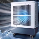 Smart Air Conditioners 3 Wind Speed Adjustment Evaporative Air Cooler with Casters and Water Level Gauges Swamp Cooler 150L/160L Water Tank 220v 700W(100 * 60 * 140cm)