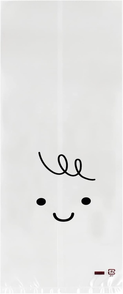 Pakedu Soleil 11200-50 Bread Bags, Made in Japan, Polypropylene Bags, 1 Loaf Bags, Child, 50 Pieces, Bread, Packaging Bags, Commercial Set