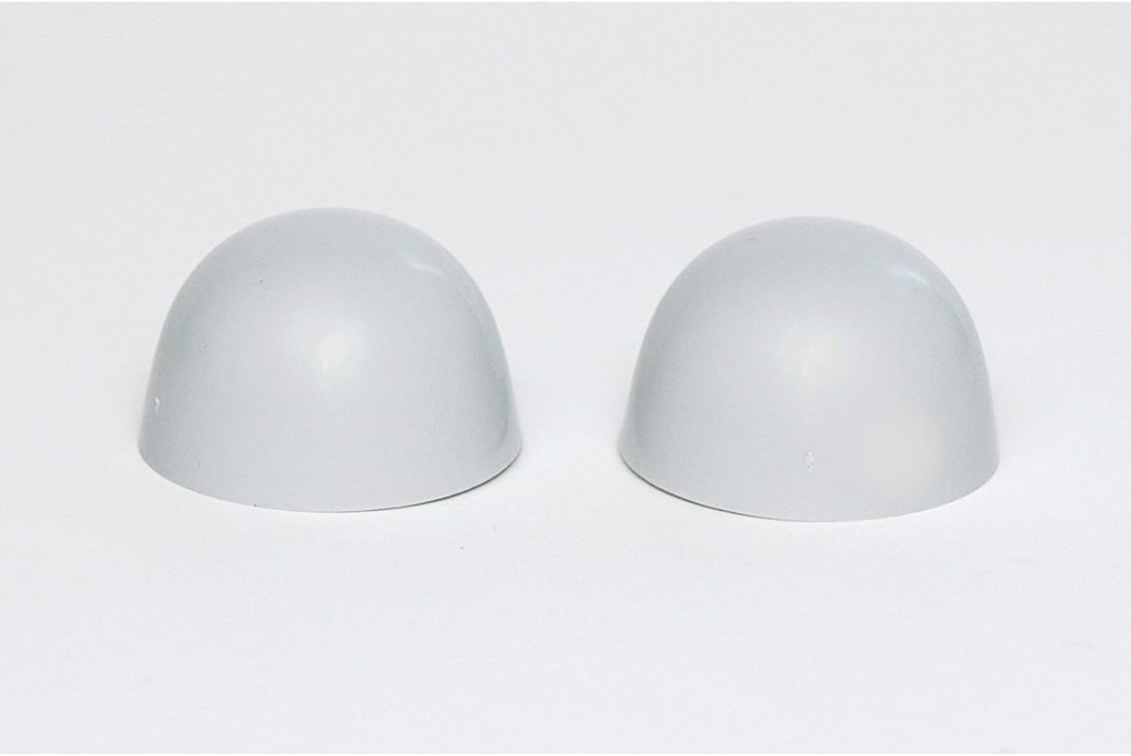 Sterling Color Replacement Plastic Toilet Bolt Caps - Set of 2 - Ice Gray