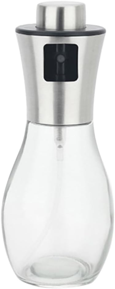 Stainless Steel Oil Sprayer Food-grade Glass Refillable Dispenser for Cooking Bbq Salad Baking and Frying Mist for Even Oil Application