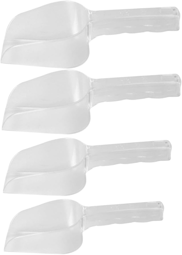 STOBAZA Ice Scoop Holes Small Ice Scoop Plastic Dried Fruit Shovel Flour Shovel for Kitchen