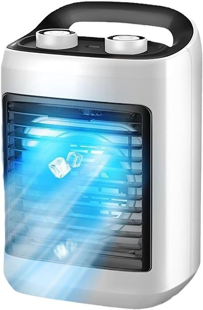 Portable Air Cooler, USB Air Cooling Fan Personal Air Cooler Fan, Mini Evaporative Cooler for Your Desk, Nightstand, Or Coffee Table