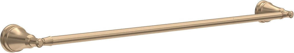 Delta Mylan (1-Pack) 18'' w/ 6" Extender Towel Rack for Bathroom Champagne Bronze Extendable 18-24" Towel Bar for Bathroom Wall Towel Holder Rod Wall Mounted MYN18-CZ