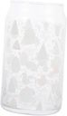 1pc Christmas Changing Glass Cup for Juice and Beverages Festive Drinkware for Home Capacity Lightweight and Design
