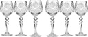 For Neman, 8 Oz Wine Glasses/Goblets, Hand-made. Set of 6