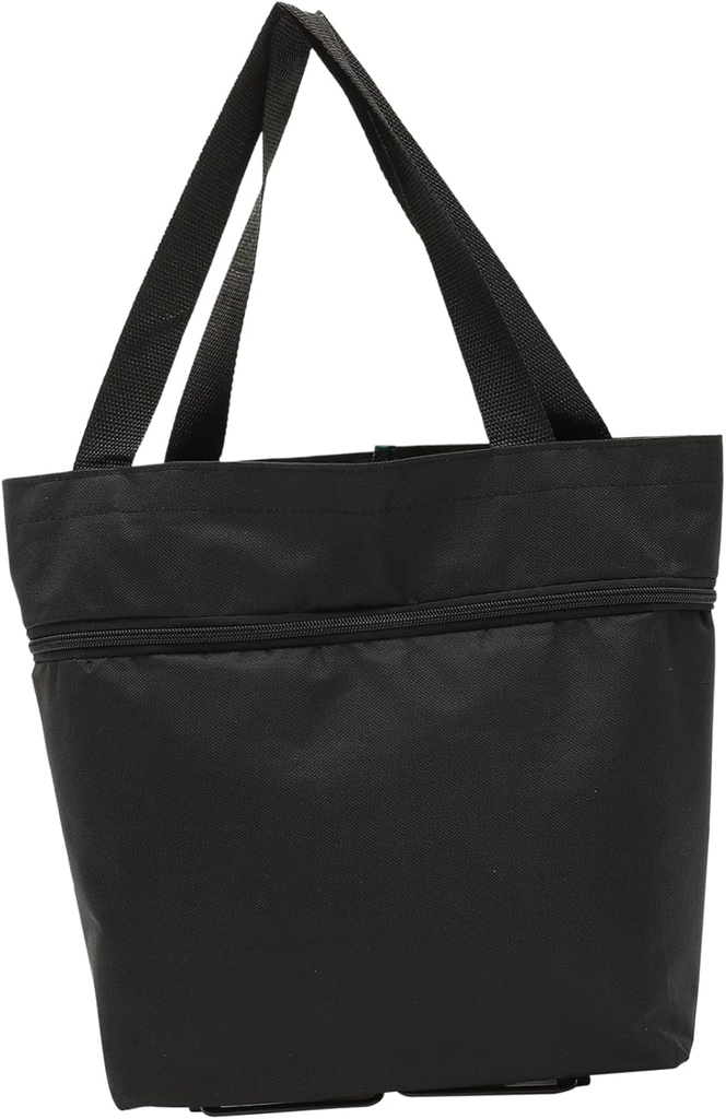 Cabilock Trolley Bag Folding Shopping Bag with Wheels Foldable Grocery Bag Laundry Bag