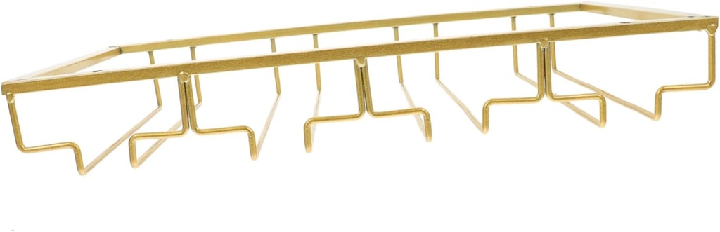 Garneck Cabinet Wine Glass Holder Creative Goblet Rack Wine Glass Hanging Rack Drink Organizer for Fridge Elegant Design