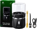 Electric Spice and Herb Grinder, Dry Herb Mini Electric Grinder Compact Size with 1.7oz/50ml Herb Jar and Spoon Tool