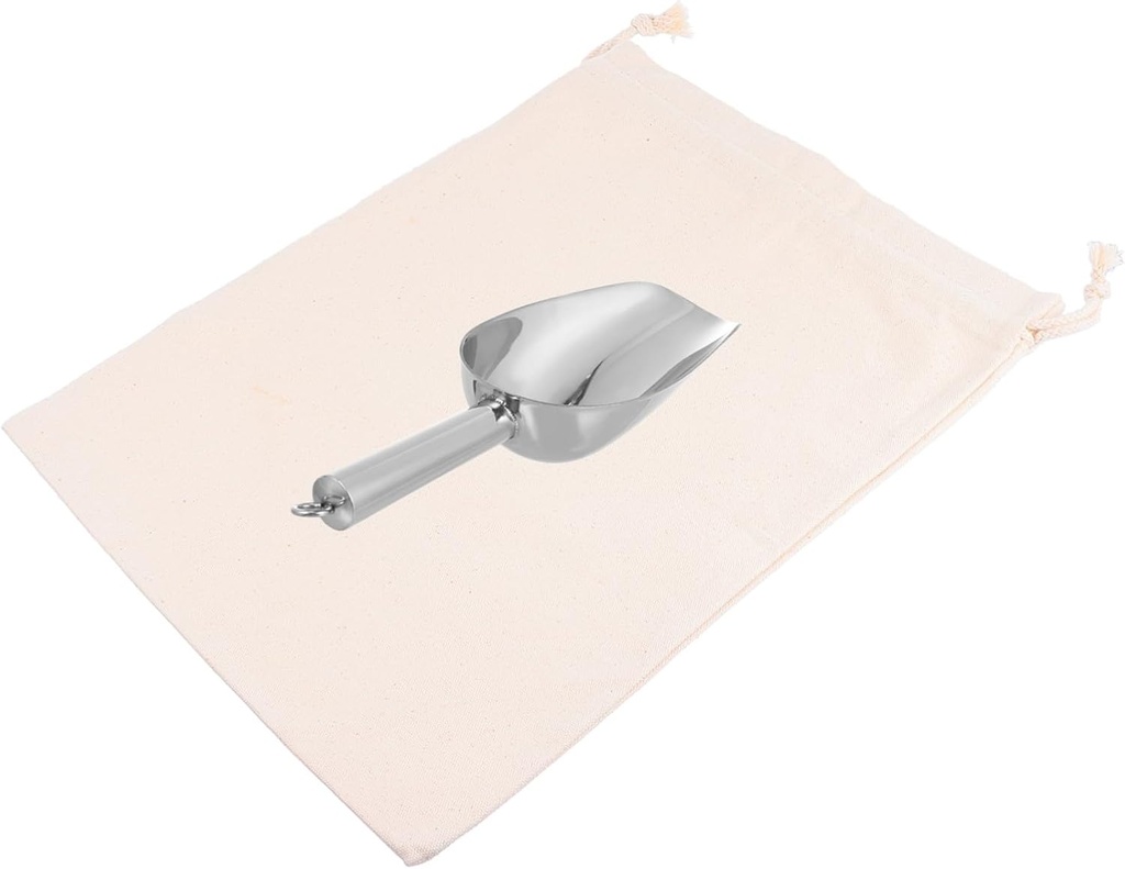 1set Ice Shovel Ice Pack Set Quality Stainless Steel Cube Scoop Includes Bag Spade Fishing Scoop Food Ergonomic Design