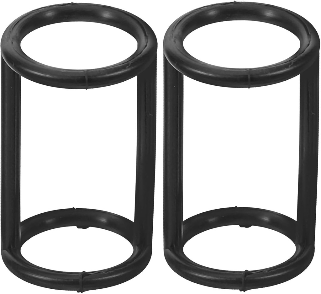 Garneck 2 Pcs Ice Cream Machine Silicone Ring Sealing Ring Tube for Soft Serve Ice Cream Maker Accessories, 4.00X2.30X2.30CM, Black