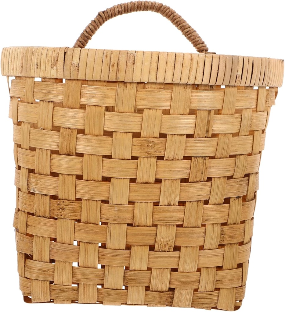 KESYOO Hanging Woven Storage Basket for Kitchen Stylish Wall Organizer for Vegetables and Fruits Clean Decorative Wall Basket Space-saving Design for Home and Storage