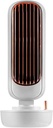 Portable Personal Air Cooler, 3 Speeds Toggle Switches USB Supply 220ML Silent Tower Fan Mini Desktop Multifunctional Humidifier Fan for Home (White,10.9×10.9×29.3cm)