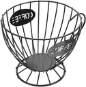 Kichvoe office accessories office accesories coffee pads basket cafe supply coffee mugs storage shelves Practical Storage Basket Storage Basket fruit bag teapot storage rack