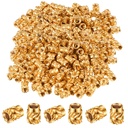 M3 Heat Inserts 150 Pcs Brass Threaded Inserts M3 x 5.7 x 4.6mm 3D Printing Brass Nuts Insert Knurled Nuts for Plastic Parts 3D Printing Components