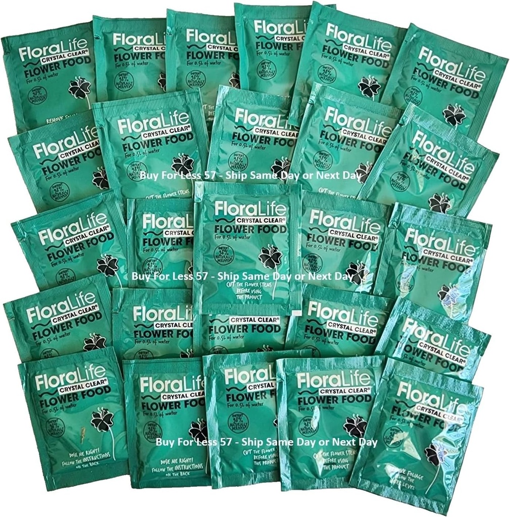 Floralife Flower Food 300, 5gm pkg 50