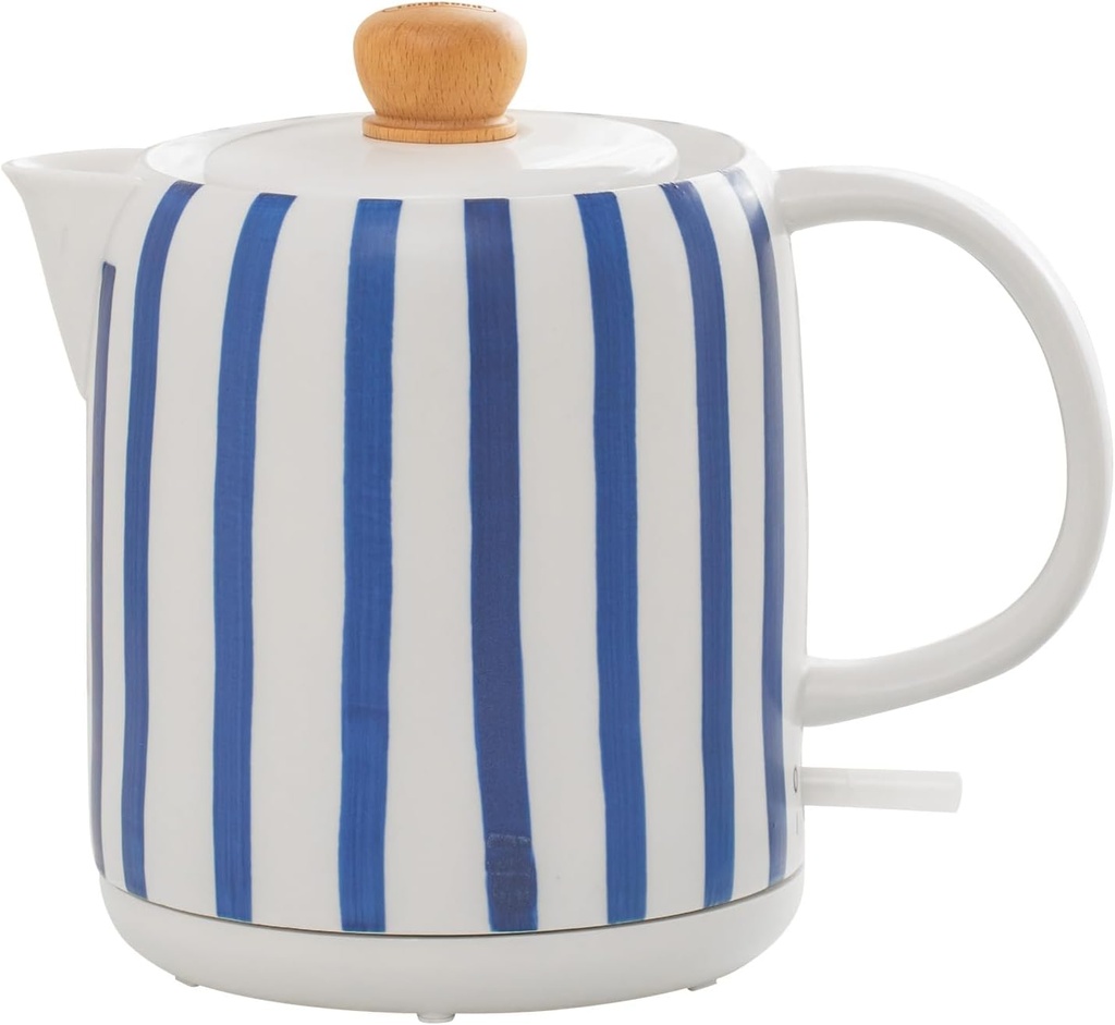 1.0-Liter Ceramic Electric Kettle, 1000W Rapid Boil, Tea Kettles Pot & Hot Water Boiler For Coffee & Tea, Teapot Auto Shut-Off, Boil-Dry Protection