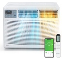 ROVSUN 18000 BTU Window Air Conditioner with Heat, Window AC Unit & Heater Combo with APP & Voice Smart Control, Timer Function & Easy Installation Kit, Work with Alexa/Google Assistant, 208/230V