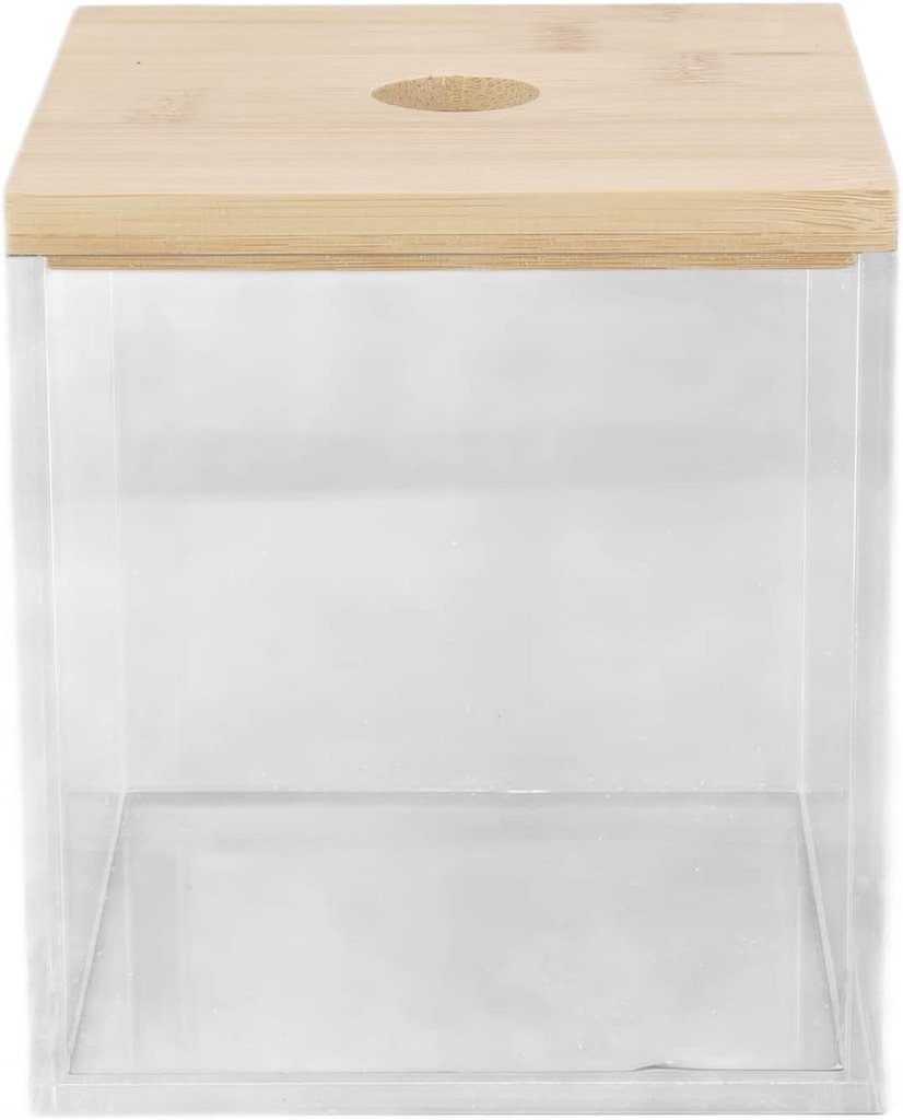 Clear Acrylic Coffee Capsule Holder Box with Lid for Home and Coffee Shop