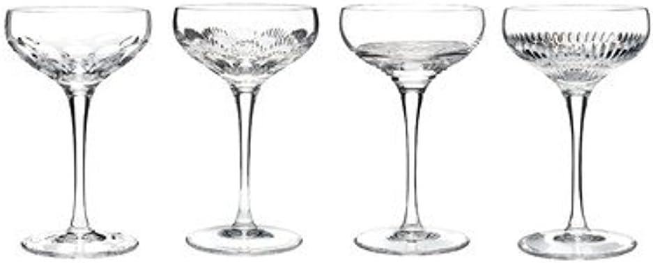 Waterford 159430 Mixology Champagne Coupe 80ml Set of 4, Crystal, Clear