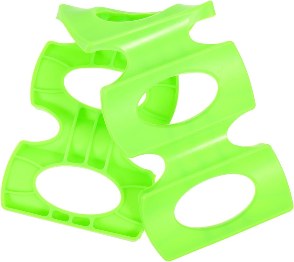 Silicone Beverage Can Storage Rack Adjustable Fridge Organizer for Beer Soda and Water Bottles Easy to Clean Space-Saving Design for Kitchen Use