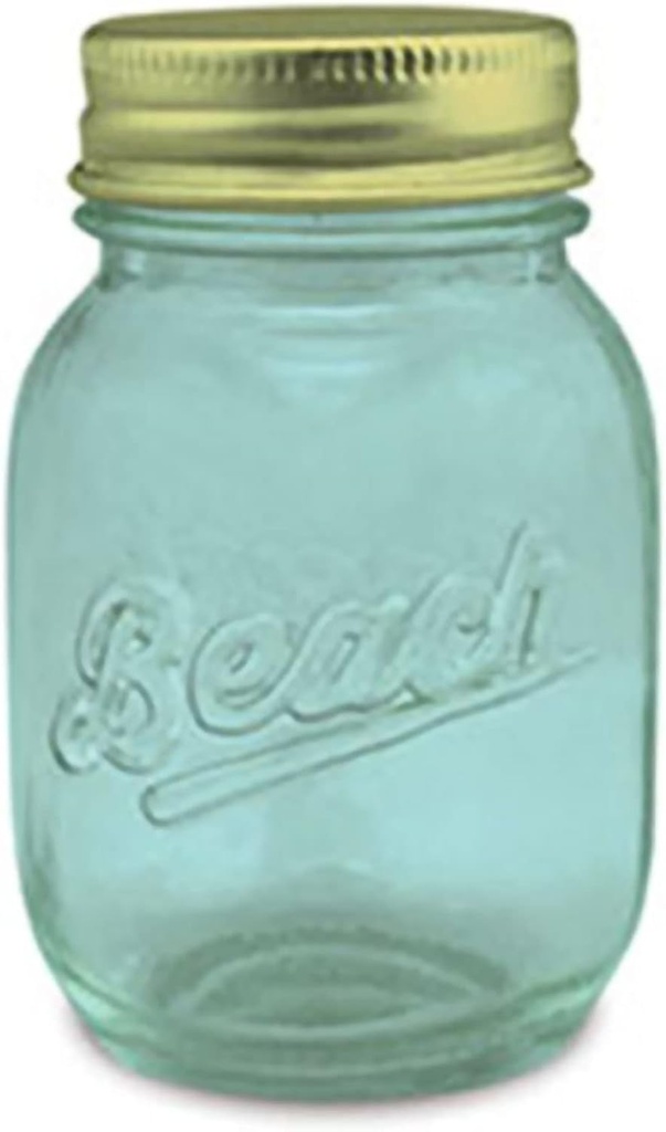 Cape Shore Novelty Shot -Ball Jar Beach Ideal for Coffee Espresso, Tea, Parties, Housewarming