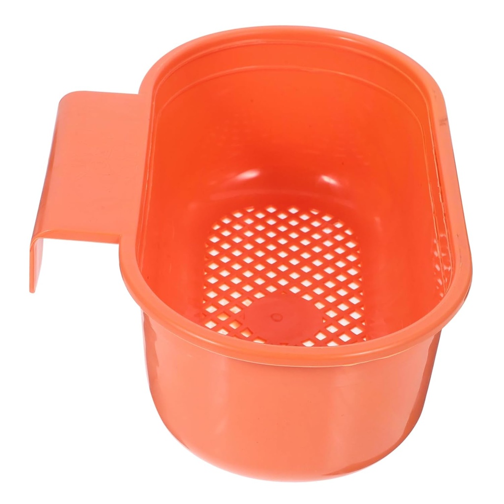 Cabilock Sink Hanging Drain Rack for Kitchen Waste Multi-Purpose Food Waste Drain Basket Under Cabinet Trash Organizer Convenient Strainer for Fruits Vegetables