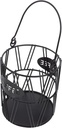 1pc Coffee Capsule Holder Sturdy Iron Storage Organizer for Countertop Compact Design for Coffee Capsules Tea Bags and Snacks Hollow Basket