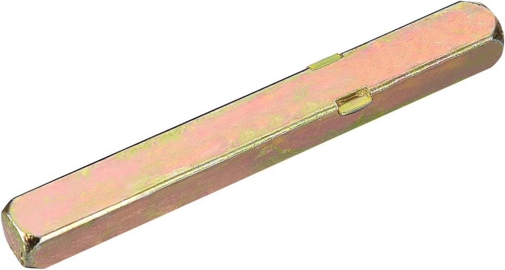 uxcell Door Knob Spindle, Spare Door Handle Spindle Bar, 70mm Long Door Spindle Replacement Door Handle Parts for 20mm Thick Doors, Gold