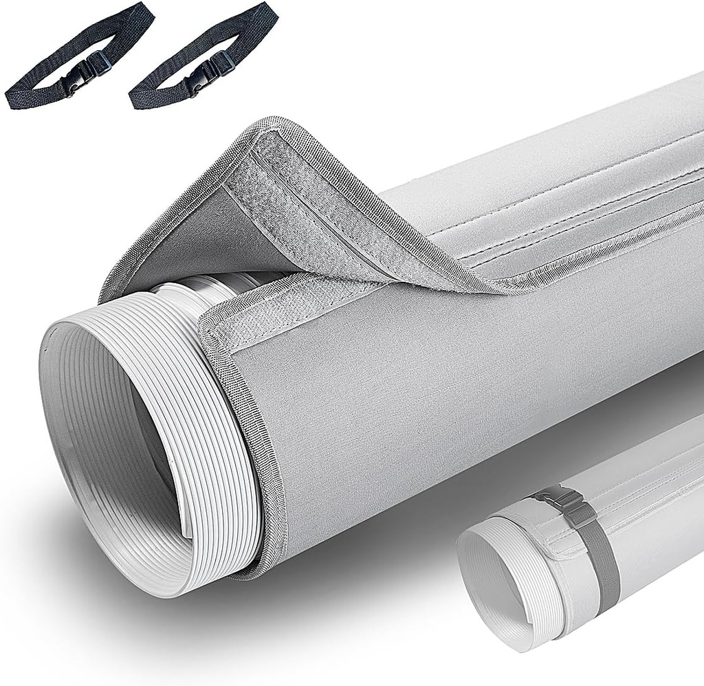 Portable Air Conditioner Hose Cover Wrap, Insulated AC Hose Sleeve, AC Cover Fits For 5" & 5.9" Diameter Exhaust Hoses, Easy Installation