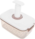 1set Vacuum Sealed Food Storage Box Kitchen Vacuum Container Integrated Drainage Preserve Freshness for Bread Flour