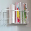 Multi-functional Kitchen Pantry Wrap Foil Storage Organizer, White
