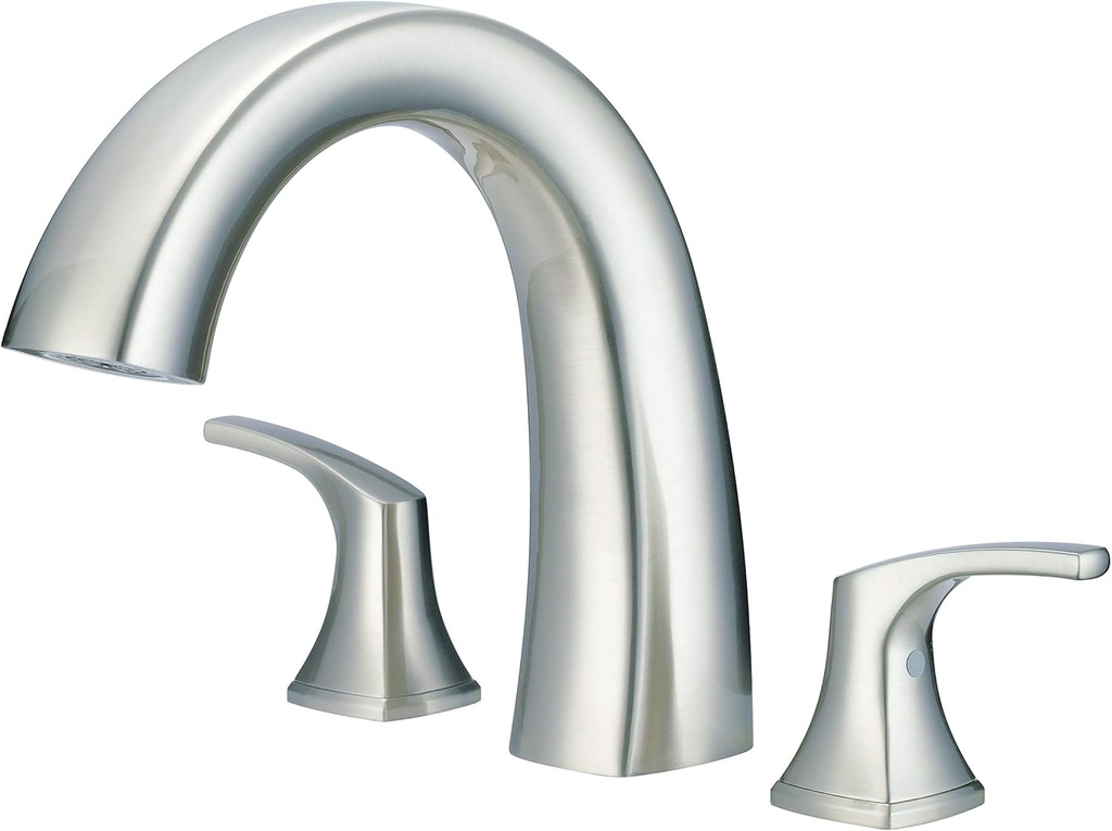 Vaughn Two-Handle Roman Tub Trim Kit w/Out Spray Brushed Nickel