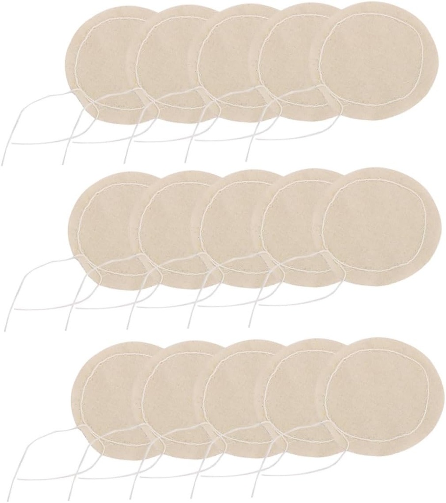 Unomor Cloth Set of 20 Espresso Maker Replacement Coffee Tool Round Filter Coffee Supply Cotton Material