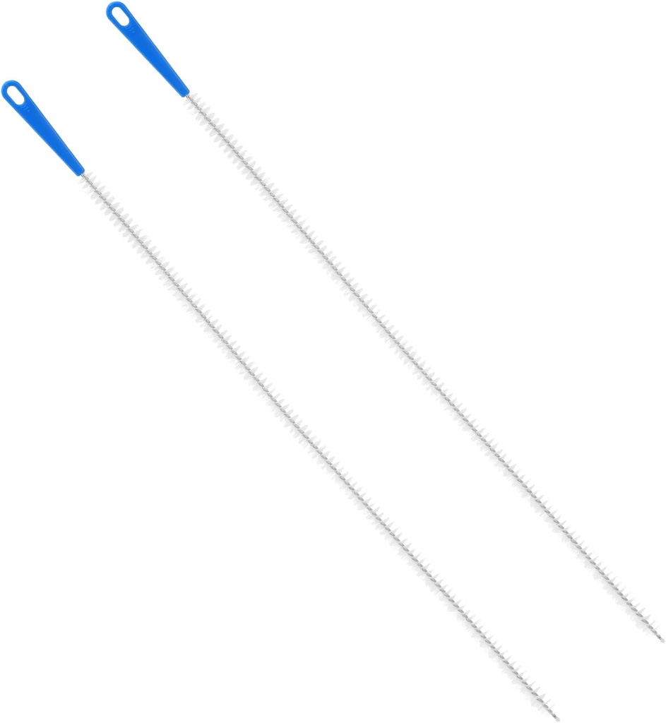 2pcs Sink Drain Cleaner Brush, 23.62 Inches Snake Cleaning Flexible Drain Brush, Long Pipe Drains Clog Remover Hair Cleaning Tool for Toilet, Kitchen Sink, Bathroom Tub, Shower, and Sewer