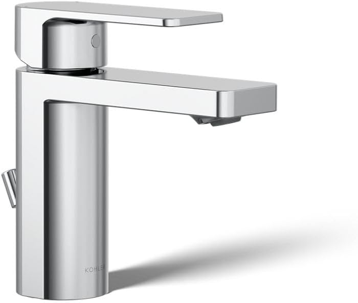 Kohler 23472-4K-CP Parallel Single-Handle 1.0 GPM Bathroom Sink Faucet, Polished Chrome