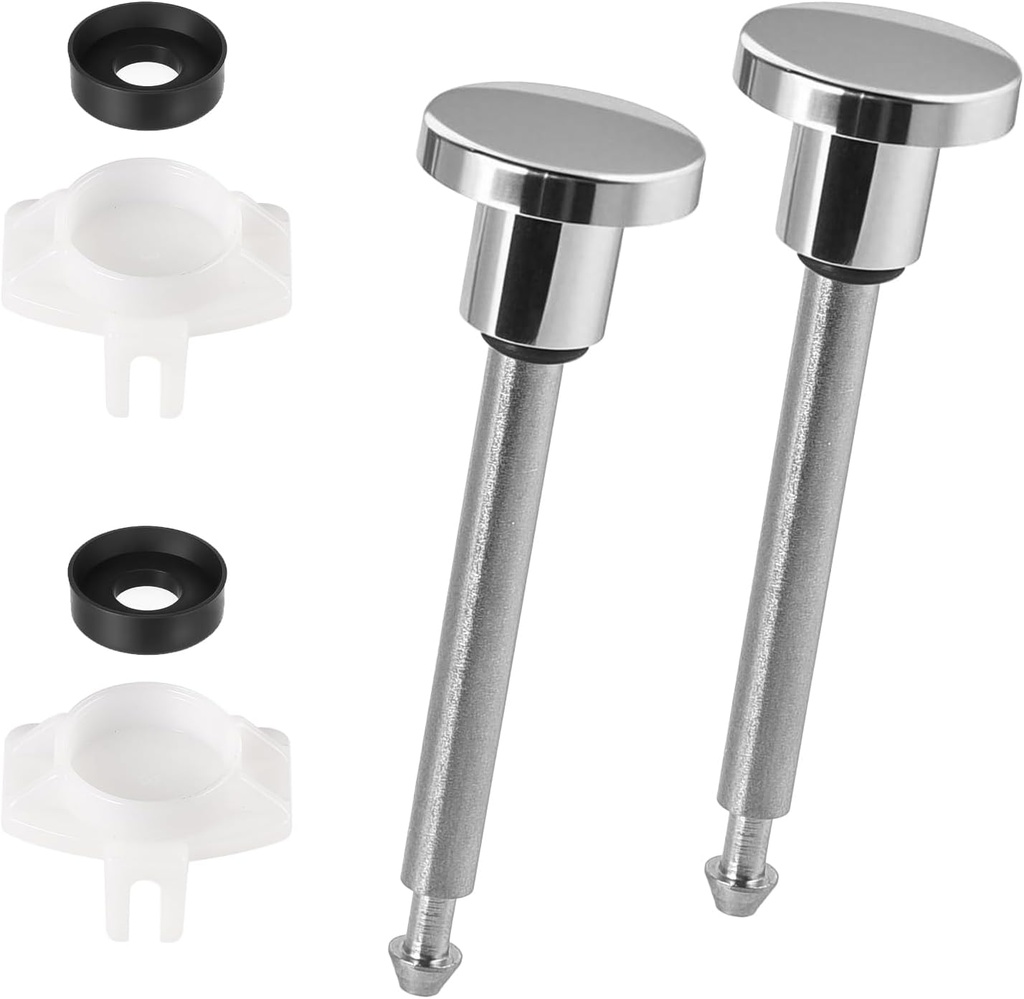 2 Set Tub Spout Diverter Repair Kit, Bathroom Shower Diverter Repair Leaky Bathtub Faucet Replacement Parts Include 2 Diverter Valve Stems 2 Seals and 2 Gates