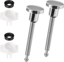 2 Set Tub Spout Diverter Repair Kit, Bathroom Shower Diverter Repair Leaky Bathtub Faucet Replacement Parts Include 2 Diverter Valve Stems 2 Seals and 2 Gates