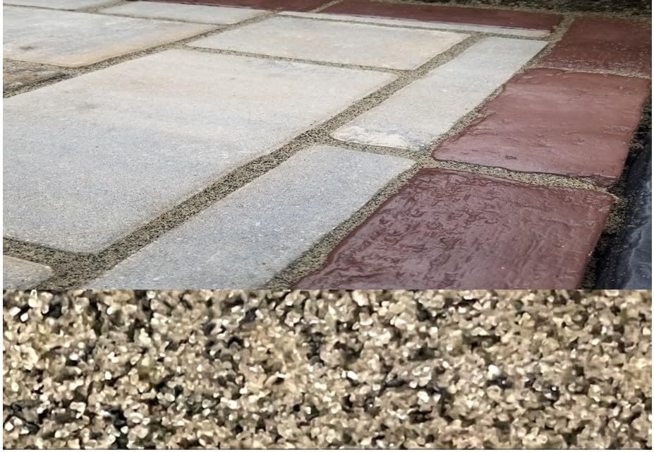 ROMPOX ECO-FINE Ready-Mixed Sand & Resin Joint Mortar: Triple Strength Formula for Narrow & Wide Joints, Porcelain, Pavers & Natural Stone. Pressure Washer Safe, Weed Free & Easy Installation. (Grey)